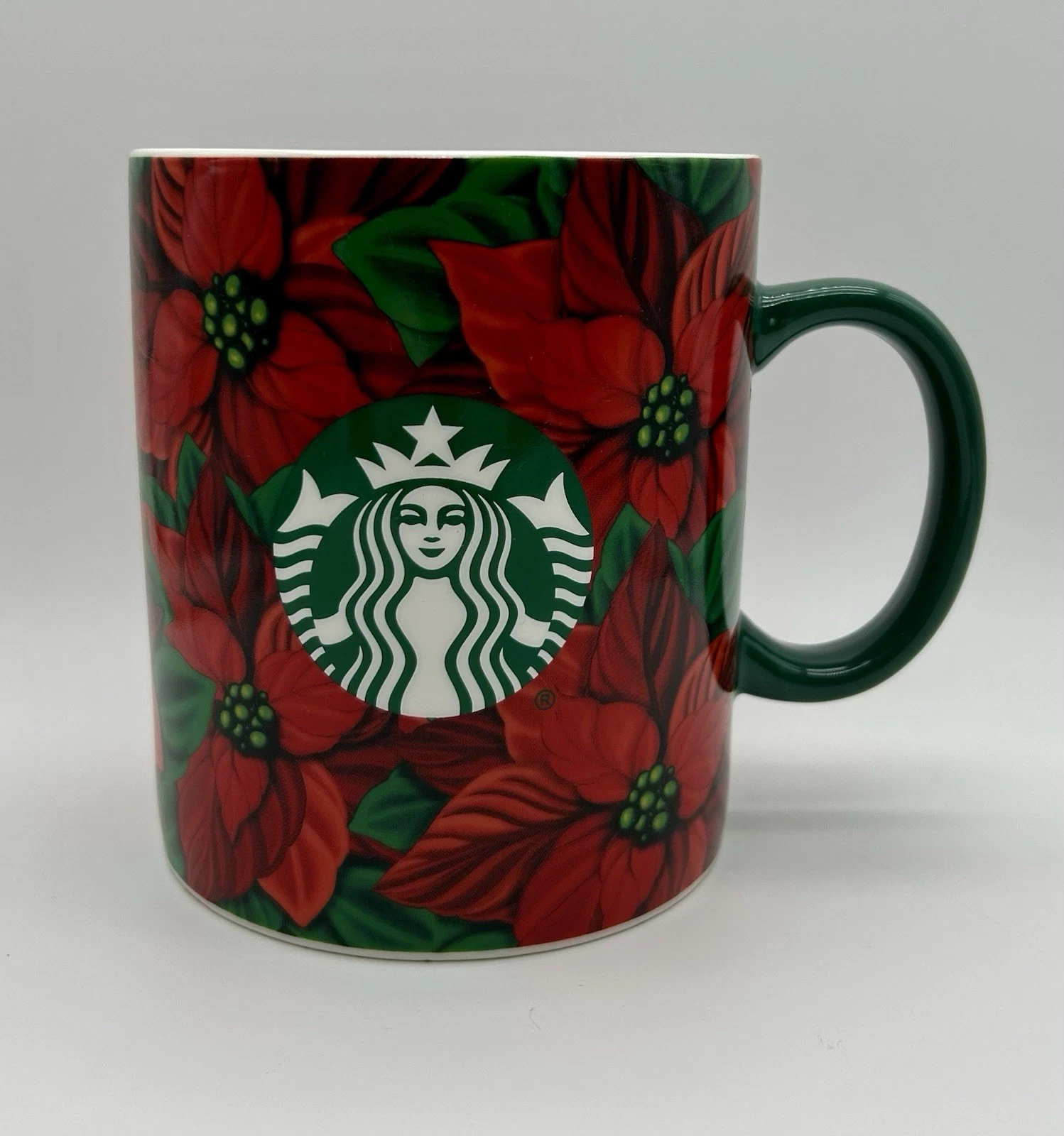 Starbucks poinsettia coffee mug